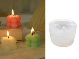 Molde silicona bubble burbujas individual